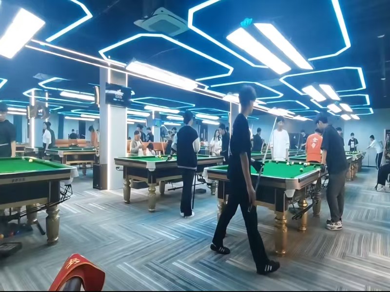 好运转（金帝台球）精装1200㎡台球厅转让、月营收20w+