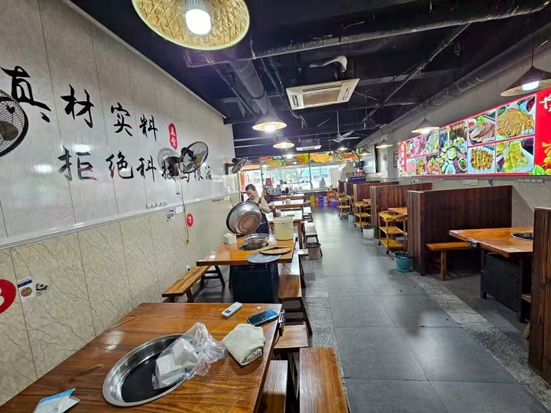 好运转（农家牛羊肉）纯一层180㎡餐饮店转让、已开了8年