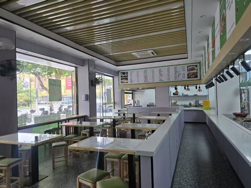好运转（641）濮院凯旋路豪华装修中式快餐店转让
