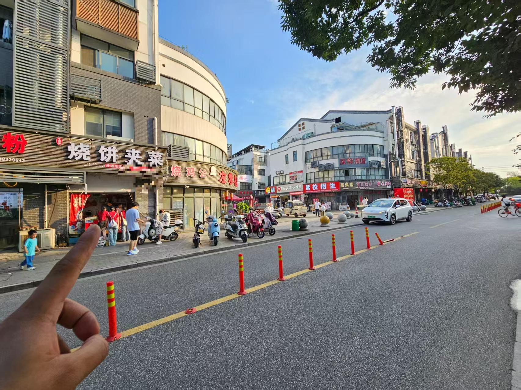 好运转（烧饼夹菜）嘉善富士康乐成商业广场主街拐角小吃店转让