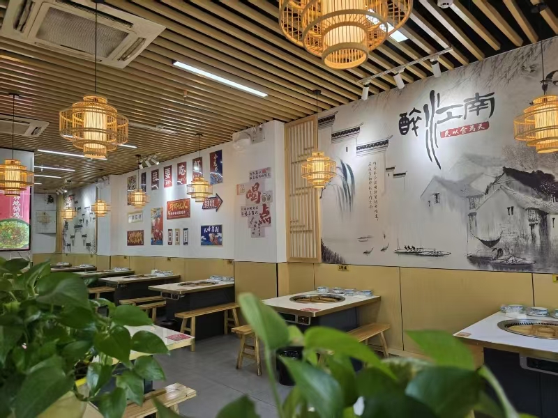 好运转（地锅王者）嘉善餐饮专区纯一层260平餐饮店转让、高峰能做2万+