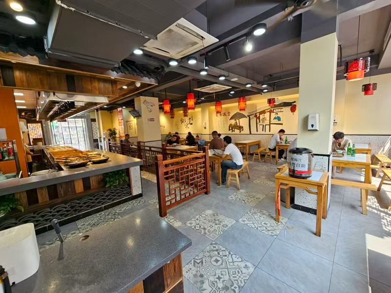 好运转（食味饭堂）许村翁埠村300平快餐店转让·数万人工厂