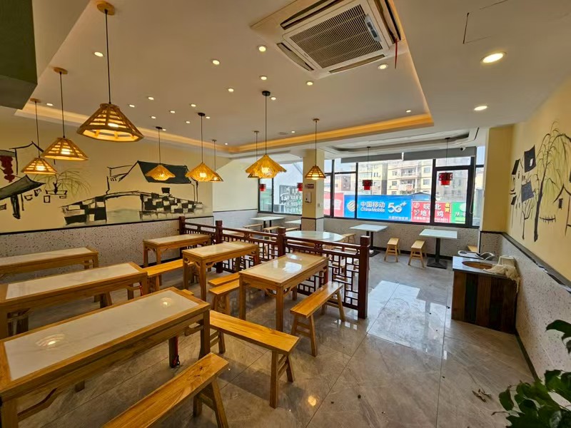 好运转（食味饭堂）许村翁埠村300平快餐店转让·数万人工厂