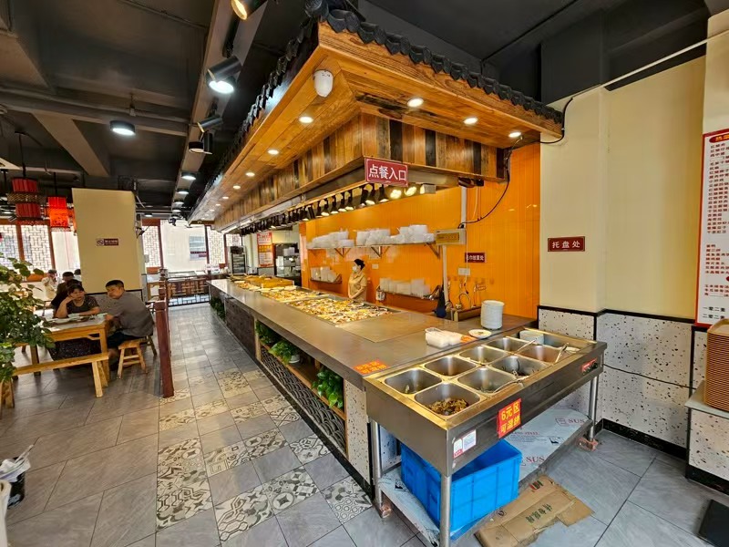 好运转（食味饭堂）许村翁埠村300平快餐店转让·数万人工厂
