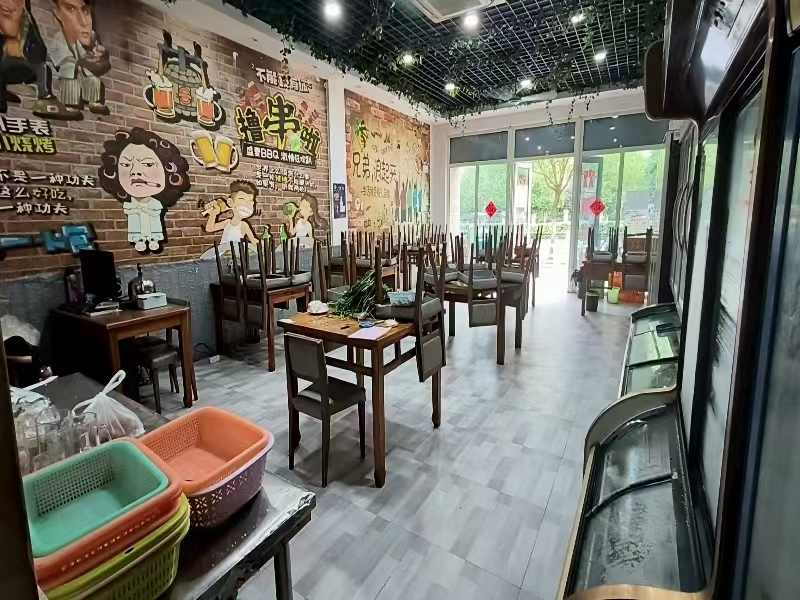 好运转（汇金烧烤）南湖区小区门口独家餐饮店出租或转让都可