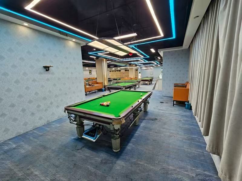 好运转(尊龙 台球会所)万达水岸金街422㎡台球厅转让或承包出去