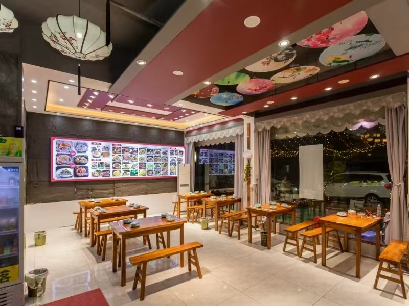 好运转(彬斌有礼湘菜杭帮菜)濮院人民医院对面饭店转让