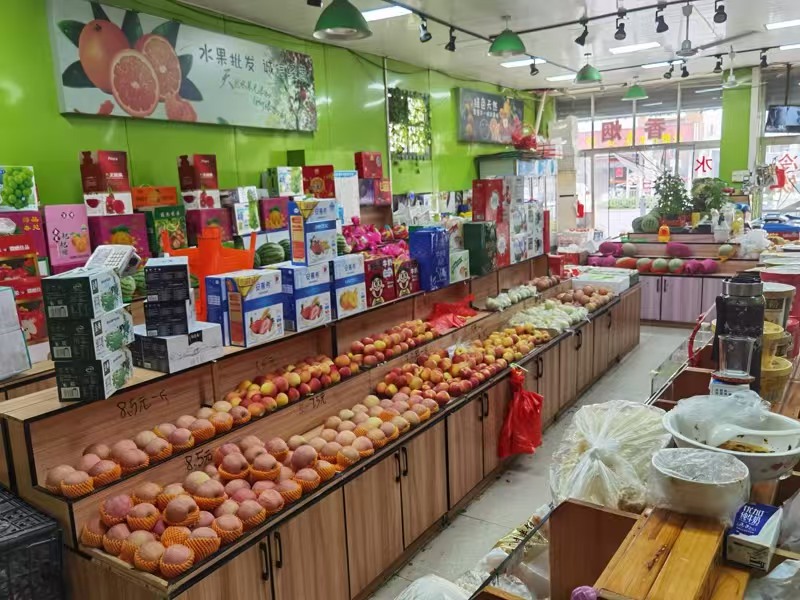 好运转（大强水果）开了多年的水果店转让、纯一层2间 经营稳固