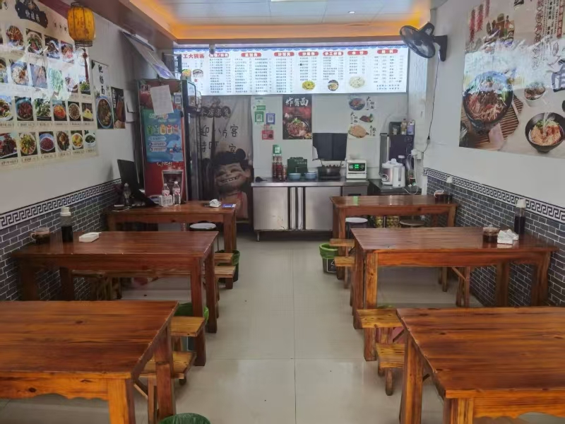 好运转（手工大碗面）嘉兴市秀洲区新塍镇虹桥路609号，80㎡小吃店转让、
