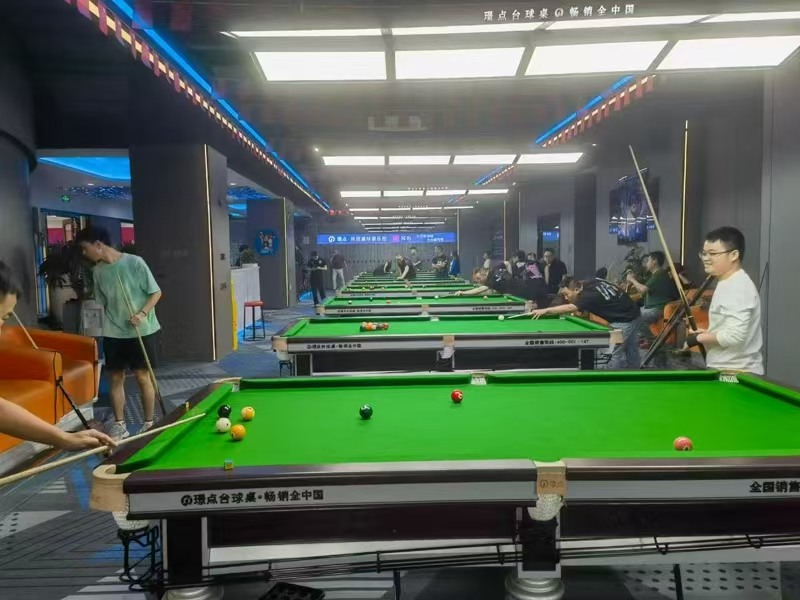 好运转（璟点.尚辰桌球俱乐部）嘉善万联城610㎡精装台球厅急转