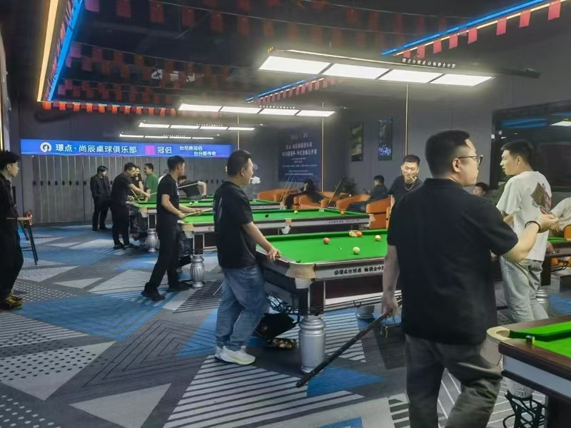 好运转（璟点.尚辰桌球俱乐部）嘉善万联城610㎡精装台球厅急转