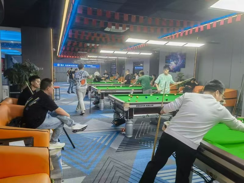 好运转（璟点.尚辰桌球俱乐部）嘉善万联城610㎡精装台球厅急转