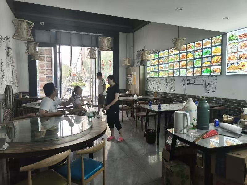 好运转（福至源面馆）嘉善小区大门口餐饮店转让