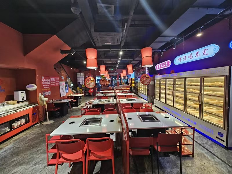 好运转（撸一把成都串串香）嘉善蕞热闹的餐饮专区360㎡餐饮店转让