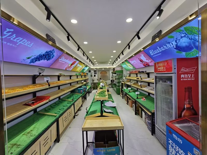 好运转（水果星球）50㎡精装水果店转让、餐饮小吃店.夜宵店都可以做