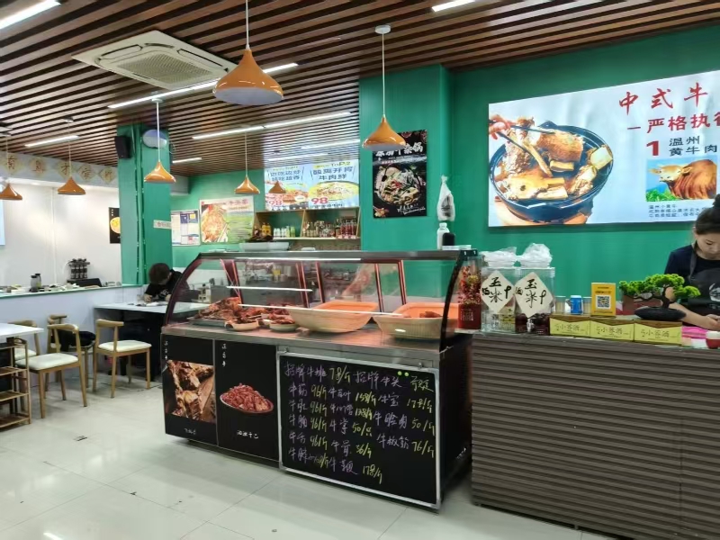 好运转（浙家牛肉馆 ）桐乡十字路口拐角旁饭店转让