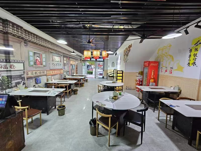 好运转(炙烤岁月)秀洲区纯一层100平方烧烤店转让