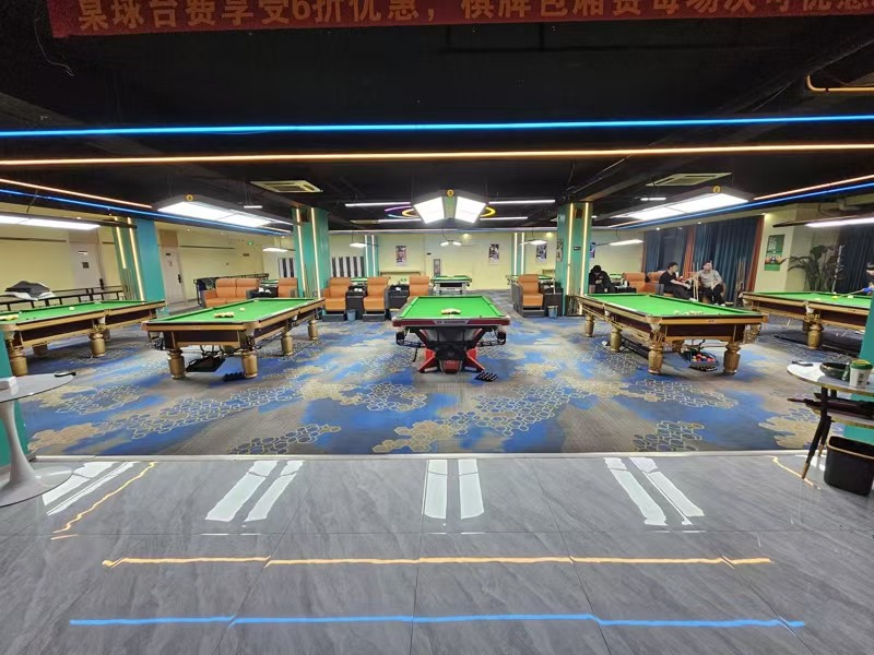 好运转(亿豪台球会所)镇中心‘中学对面’700㎡台球厅转让