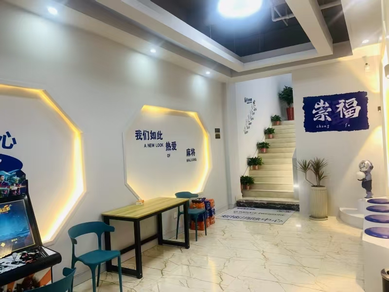 好运转(麻神哩宫)桐乡市崇福镇建业北路40号,278㎡棋牌室转让、