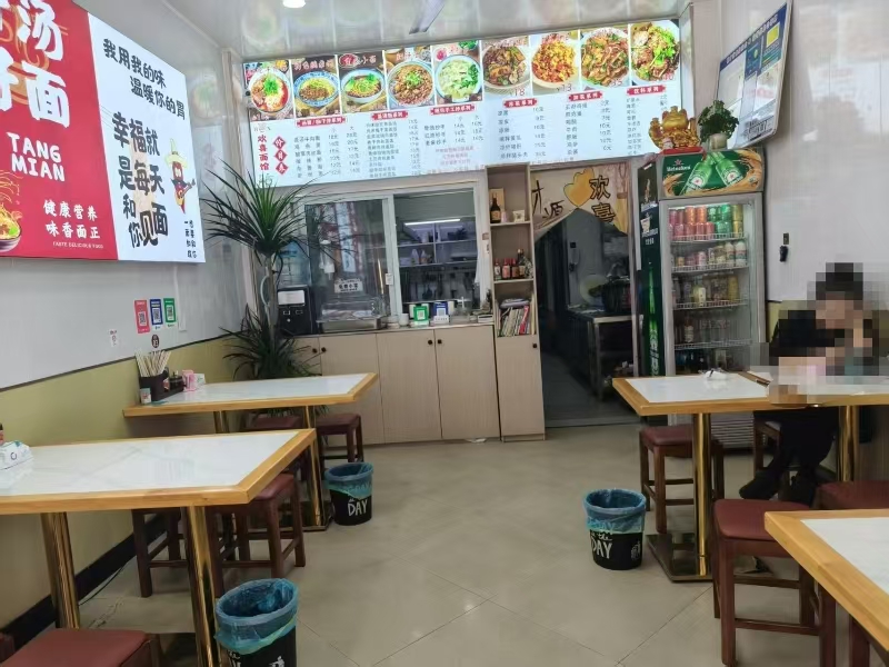 好运转（欢喜面馆）濮院拐角旁面店转让可早餐