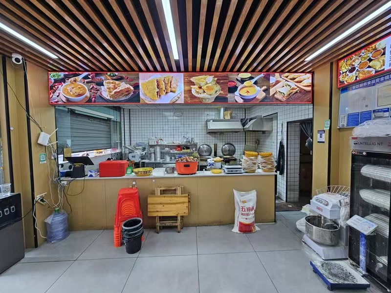 好运转(河南胡辣汤)秀中路农贸市场正对面、纯一层2间门面早餐店转让