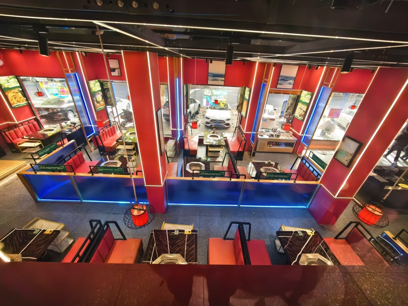 好运转(潮汕冬瓜盅火锅)桐乡市屠甸路双小区门口400平精装豪华火锅店转让