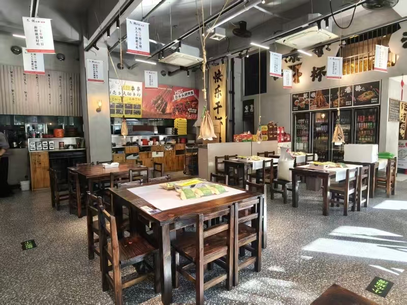 好运转(中式烧烤餐饮 )海宁紫阳街豪华地段餐饮店转让