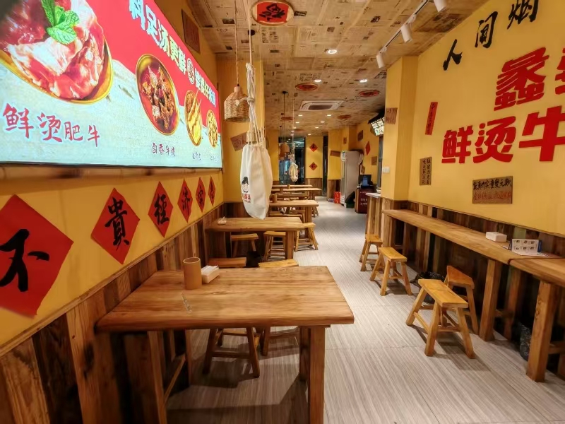 好运转(蠡婆婆鲜汤牛肉米线)成熟小区、美食街、小吃店转让