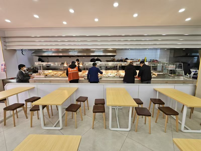 好运转(筷上客.现炒快餐)称重自选快餐店转让、营收可观、因合伙分歧