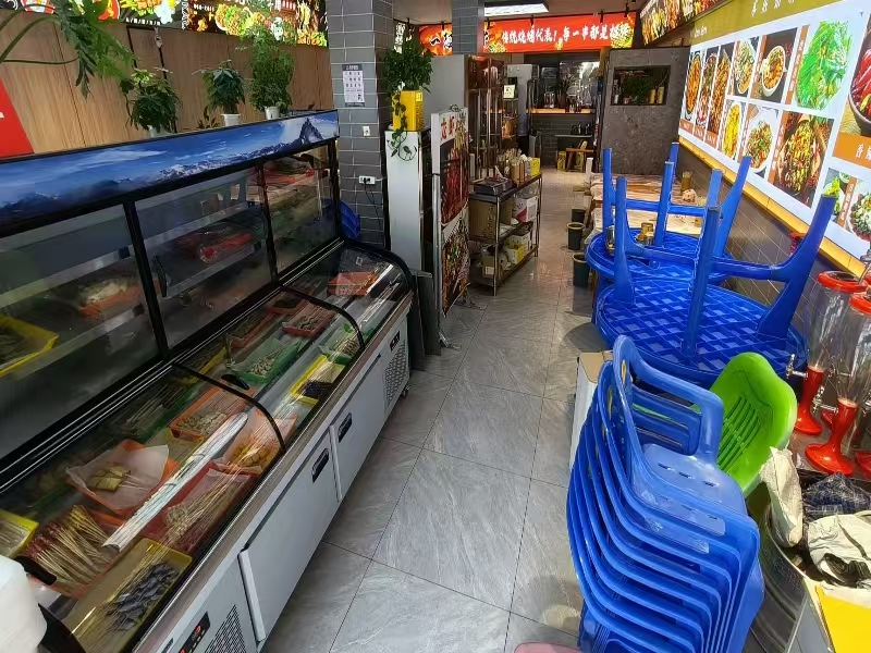 好运转（聚森川味烧烤）桐乡市濮院金龙新村小区主街烧烤店5万急转