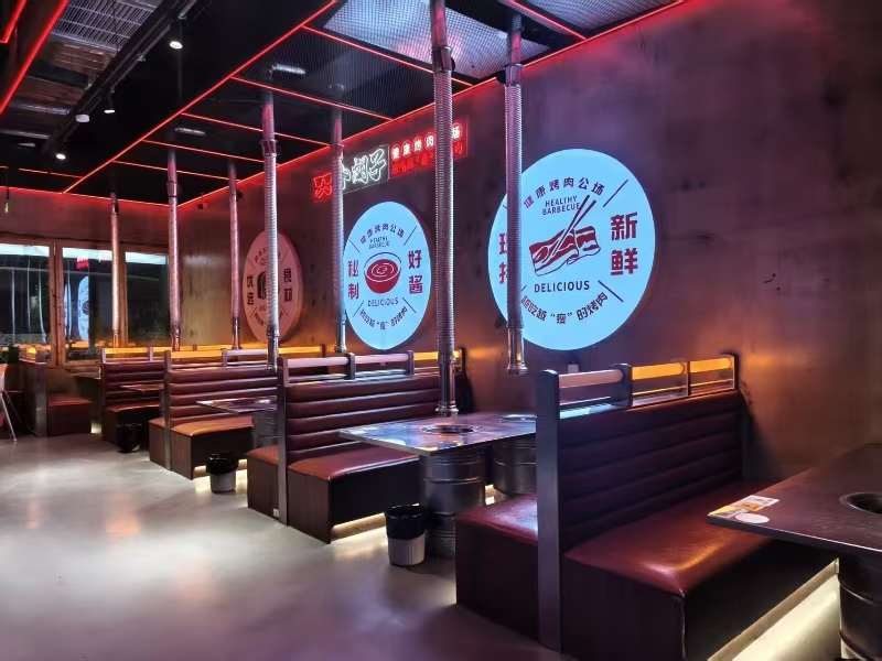 好运转（小胡子烤肉）平湖位置很好的烤肉店转让免租金