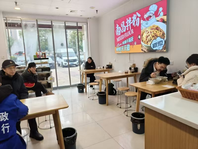 好运转（南昌拌粉）嘉兴万达华府小区门口小吃店转让