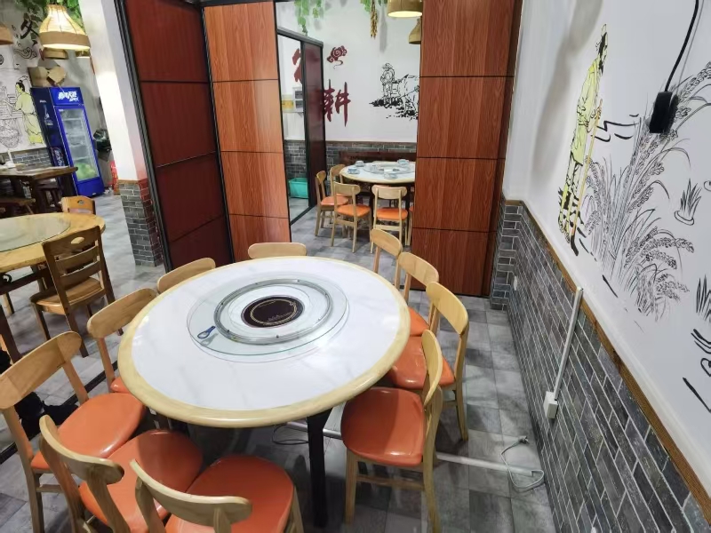 好运转(徐氏古法全牛馆)新景南路大型热闹餐饮一条街区,280㎡餐饮店转让、