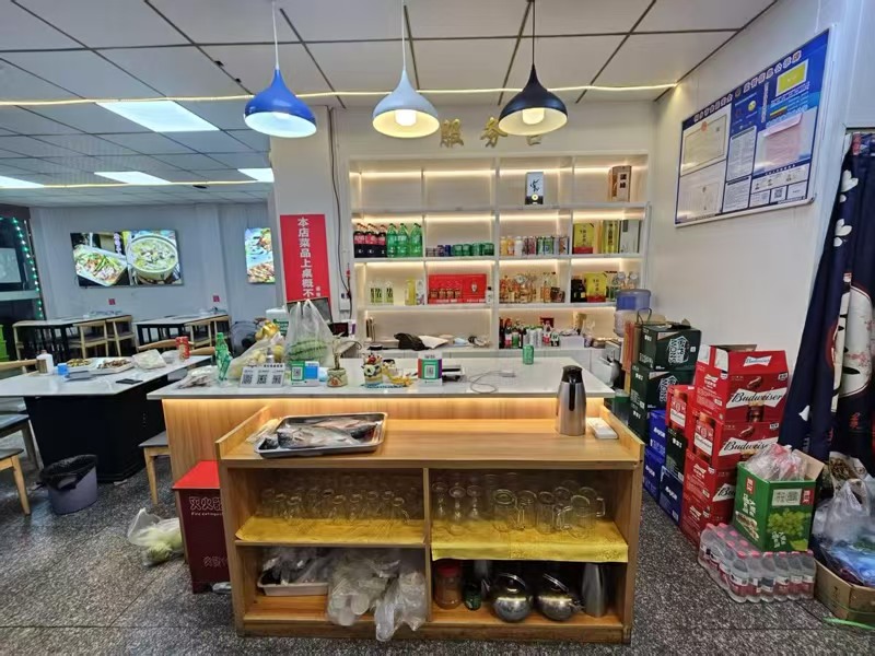 好运转（李大头全羊馆烧烤）工业厂区附近纯一层150平烧烤店转让