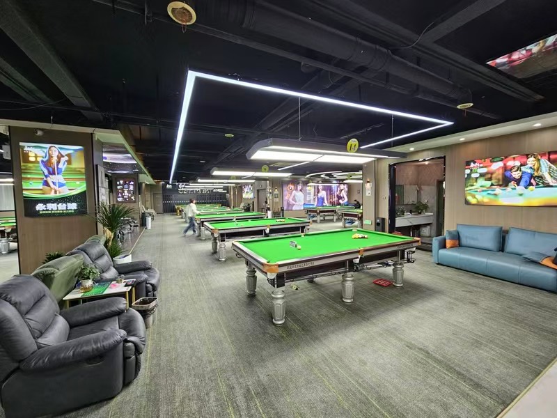 好运转（永利台球俱乐）嘉善城区营业中经营4年760㎡精装台球厅转让