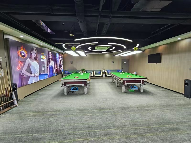 好运转（永利台球俱乐）嘉善城区营业中经营4年760㎡精装台球厅转让