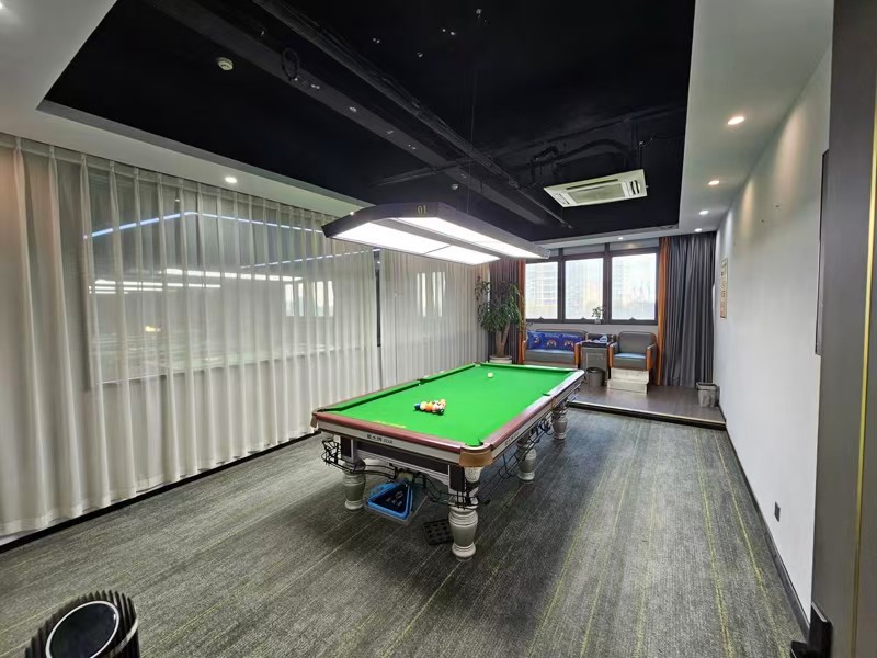好运转（永利台球俱乐）嘉善城区营业中经营4年760㎡精装台球厅转让
