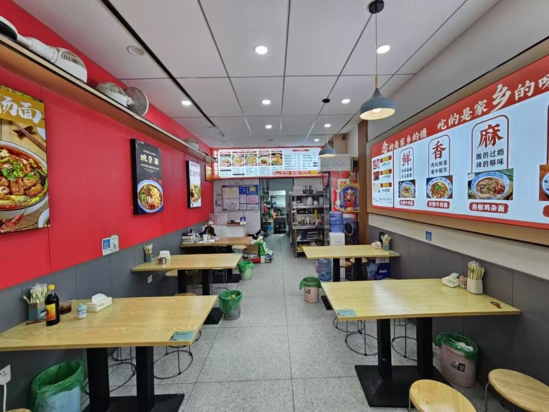 好运转（念乡重庆面馆）毛衫工业重镇餐饮专区纯一层40㎡小吃店转让