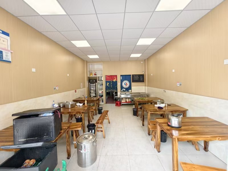 好运转(一日三餐)四周成熟小区覆盖餐饮街.上下两层108平快餐店转让