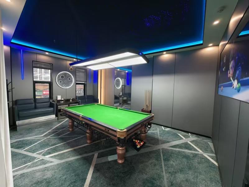 好运转（星牌台球俱乐部）海宁洛隆路餐饮专区700㎡台球厅转让
