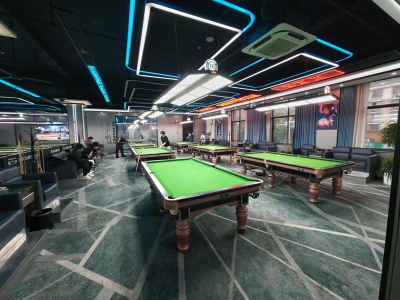 好运转（星牌台球俱乐部）海宁洛隆路餐饮专区700㎡台球厅转让