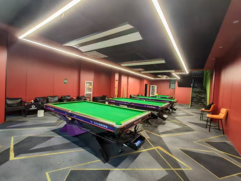 好运转（8月台球主题馆）成熟小区、写字楼台球馆转让