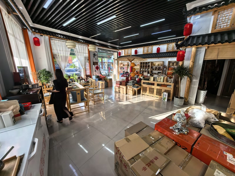 好运转（三喜茶礼）濮院双小区门口双门头茶礼店转让