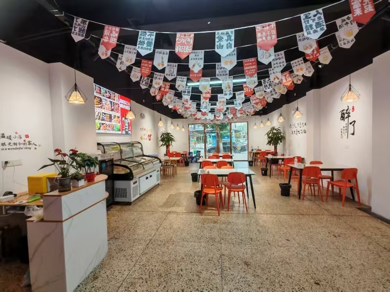 好运转(烧烤店)嘉善工业园区旁、万人小区烧烤店转让