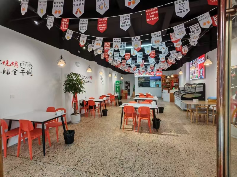 好运转(烧烤店)嘉善工业园区旁、万人小区烧烤店转让