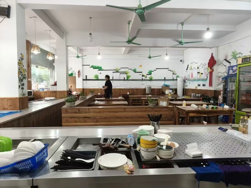 好运转（味美鲜大食堂）桐乡多个工业区快餐店转让门口可外摆