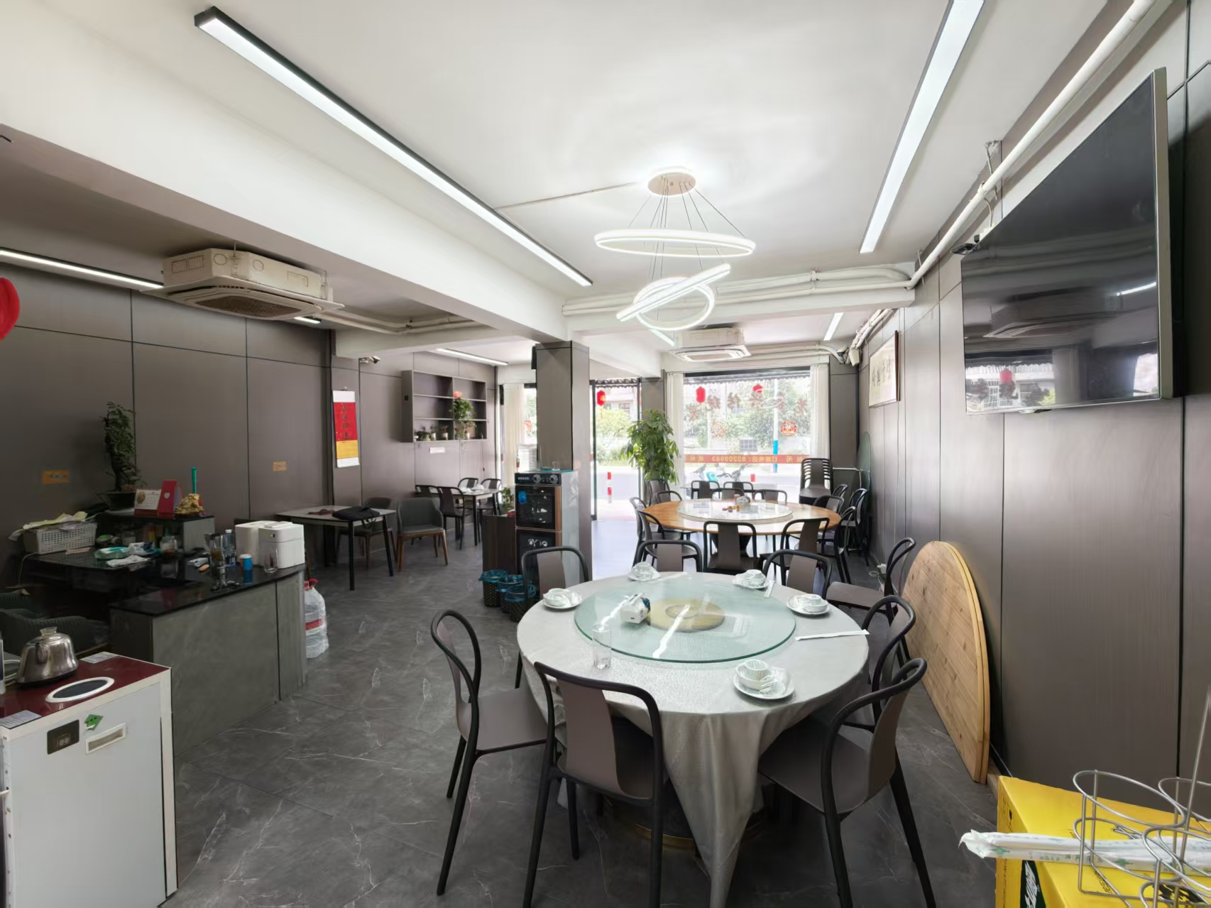 好运转(月河街餐饮店转让)嘉兴月河街、上下两层265㎡精装餐饮店转让