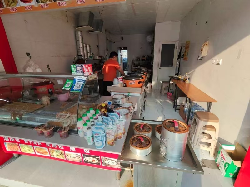 好运转（土家酱香饼）新塍镇五星级菜市场旁多个小区环绕早餐店转让
