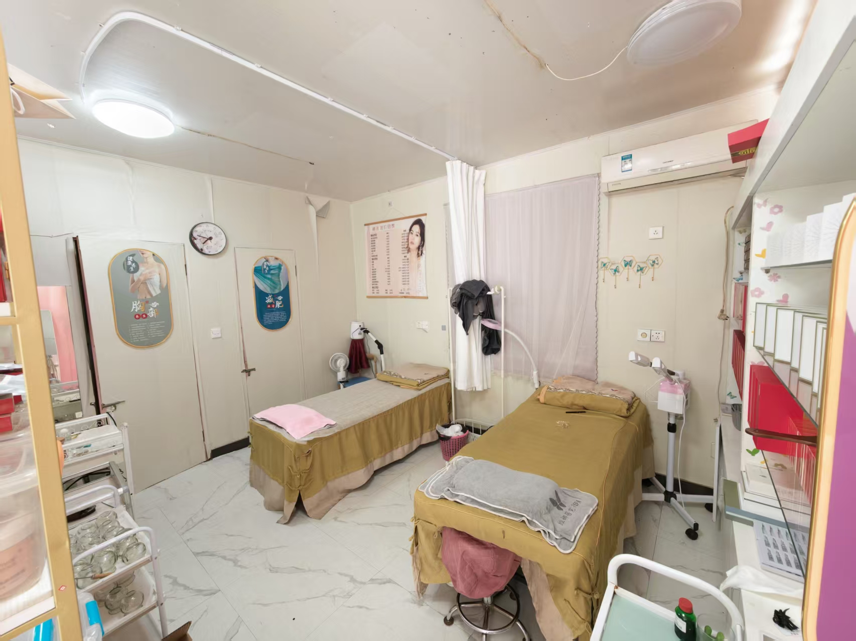 好运转（赫菲泉美容养生）嘉善城中村开放式小区主街50㎡美容店转让