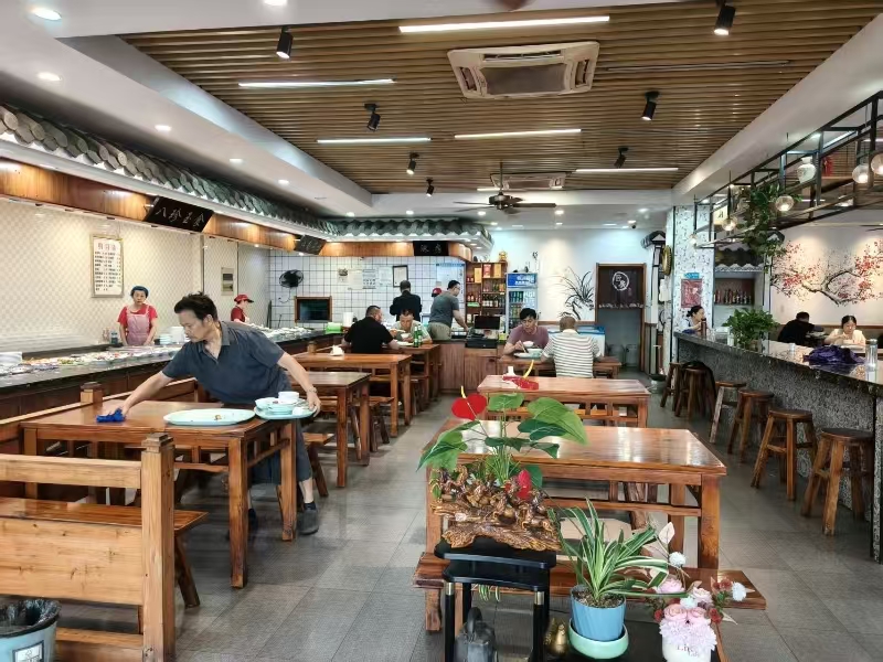 好运转(好口福大食堂)嘉善十字路口正拐角快餐店转让